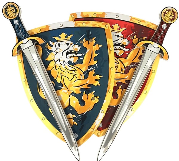 Noble Knight 2xSkumsvärd + 2xSköld Noble Knight 2xSkumsvärd + 2xSköld