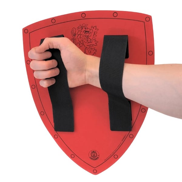 Noble Knight Skumsvärd + sköld, röd