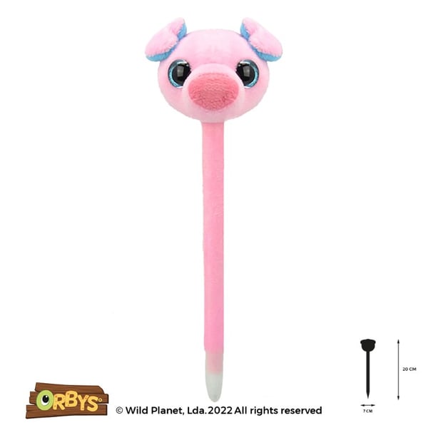 Orbys plysch penna - Gris