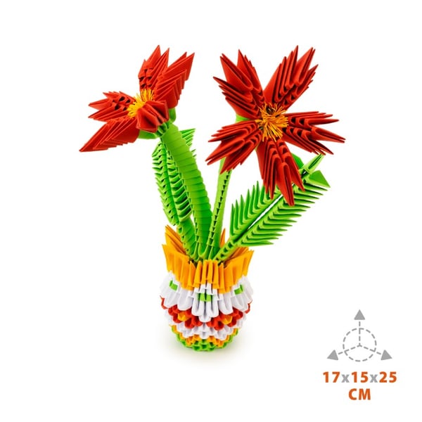 Origami 3D - Blomkruka