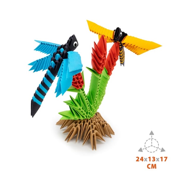 Origami 3D - Trollsländor