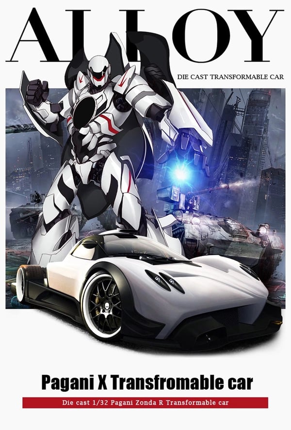 Pagani Zonda R Transform Robot Bil