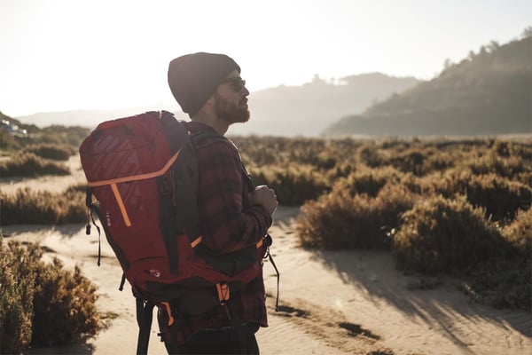 Pavillo Ultra Trek 60L Ryggsäck, Röd