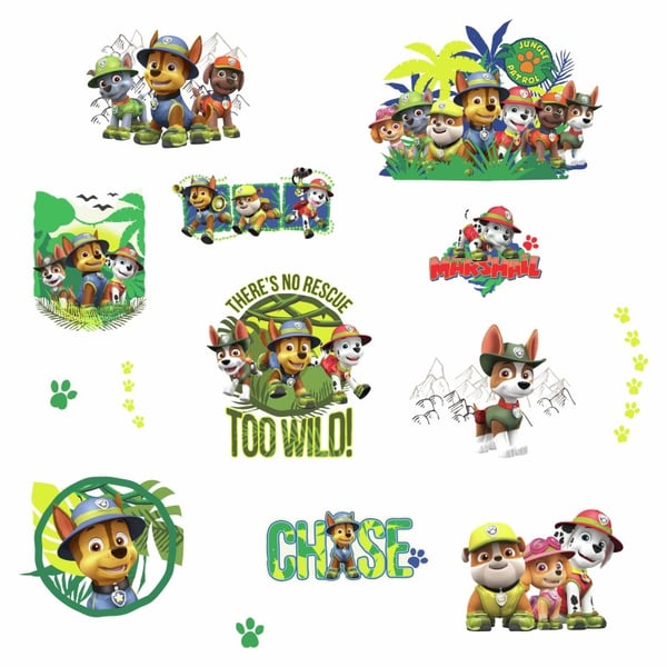 Paw Patrol viidakko Seinätarrat