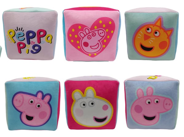 Peppa Gris Cube Team kudde