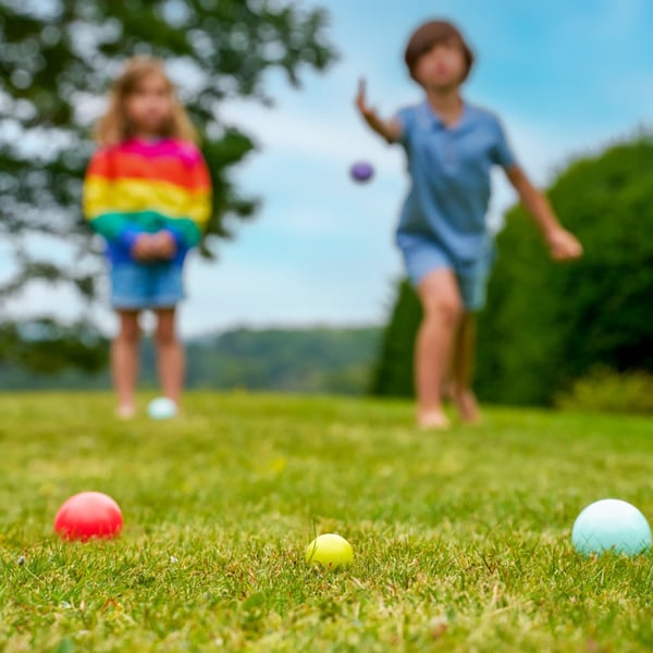 Petanque i trä Trädgårdsspel