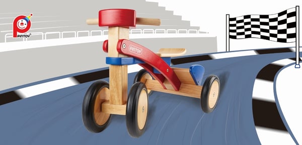 Pintoy Trä Springcykel (18M+)