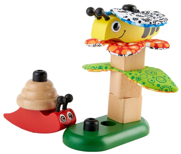 Pintoy trä stapelleksak stor (från 12 mån)