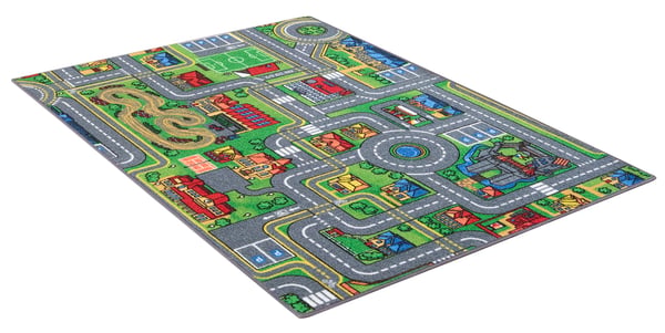 Playcity Bil barnmatta  95 x 133 cm
