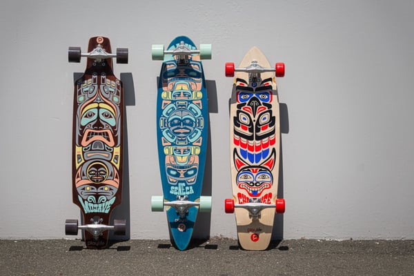 Playlife Longboard Cherokee Skateboard