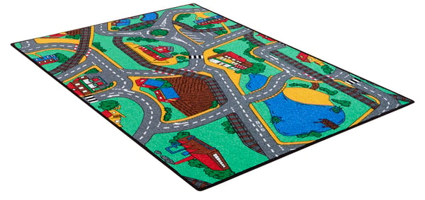 Playtime Bil barnmatta  95 x 133 cm