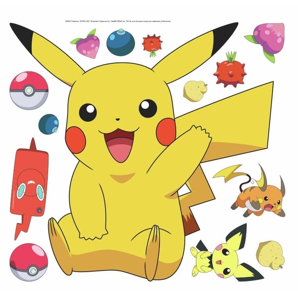 Pokemon Pikachu Gigant Wallsticker