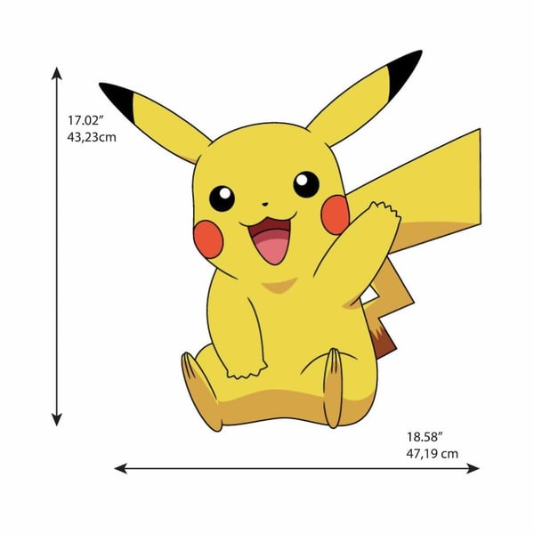 Pokemon Pikachu Gigant Wallsticker