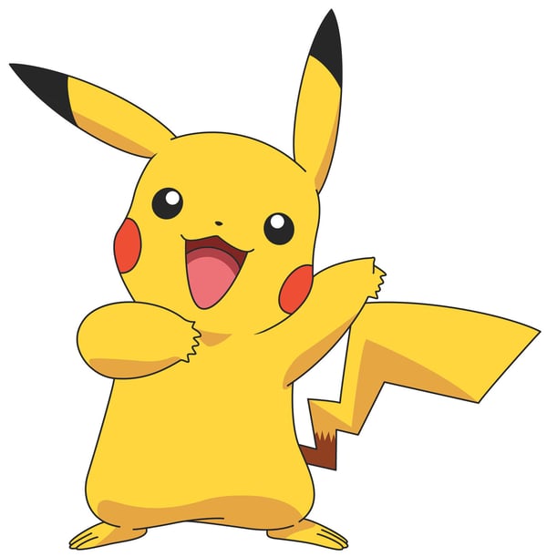 Pokemon PIKACHU Seinätarrat