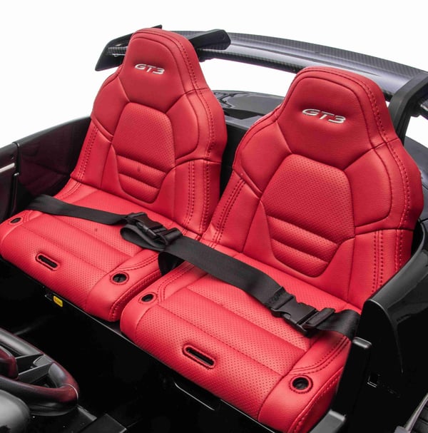 Porsche 911 GT3 Touring Elbil för barn 21,6 V med litium, gummihjul, läder