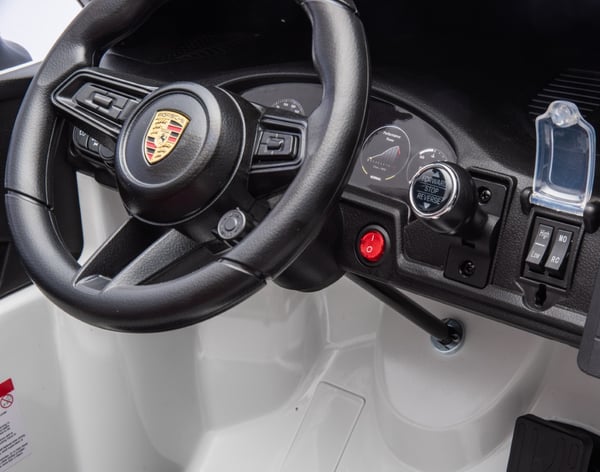 Porsche 911 GT3 Touring Elbil för barn 21,6 V med litium, gummihjul, läder