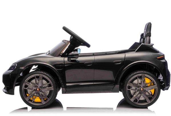 Porsche Taycan Turbo S sähköauto lapsille 10.8V, musta