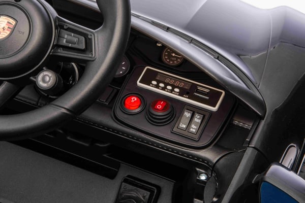 Porsche Taycan Turbo S sähköauto lapsille 10.8V, musta