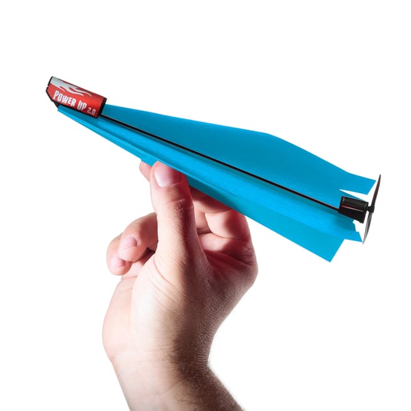 POWERUP 2.0 Smart Pappersflygplan, blå