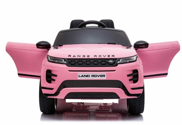 Range Rover Evoque Elbil till barn Pink m/Lithium  + 4xMotor + Gummihjul