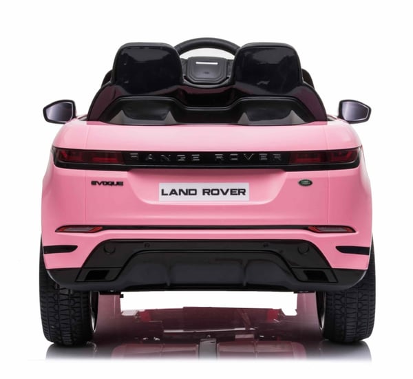 Range Rover Evoque Elbil till barn Pink m/Lithium  + 4xMotor + Gummihjul