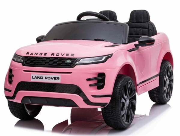 Range Rover Evoque Elbil till barn Pink m/Lithium  + 4xMotor + Gummihjul