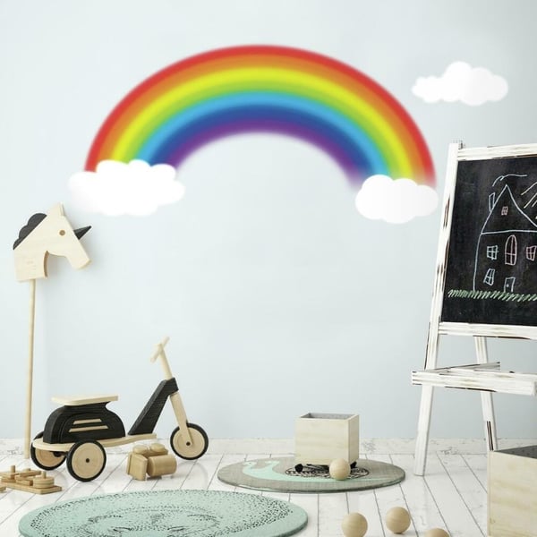Regnbåge Gigant Wallstickers