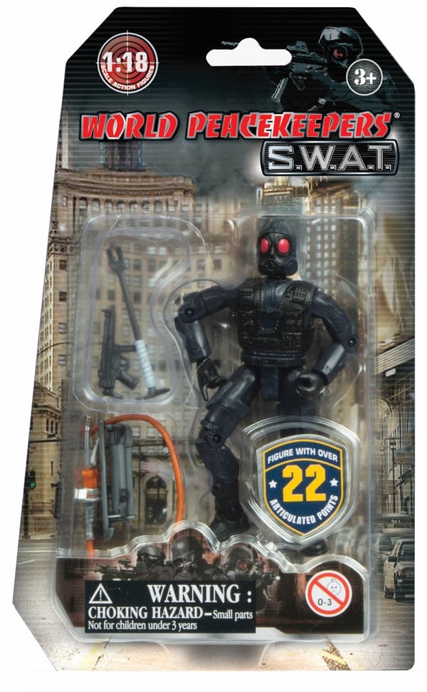 S.W.A.T. Action Figur Modell E 1:18