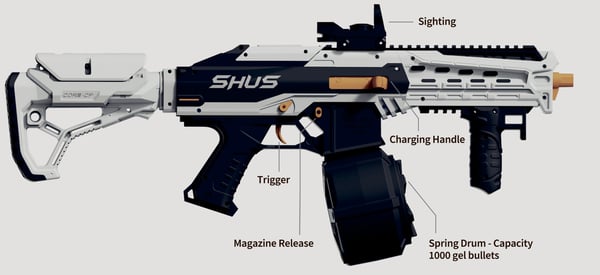 SembyTac SHUS Gel Blaster m/magasin