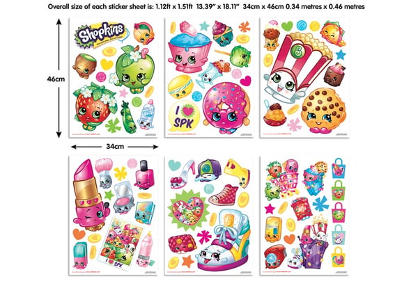 Shopkins Wallstickers