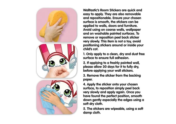 Shopkins Wallstickers