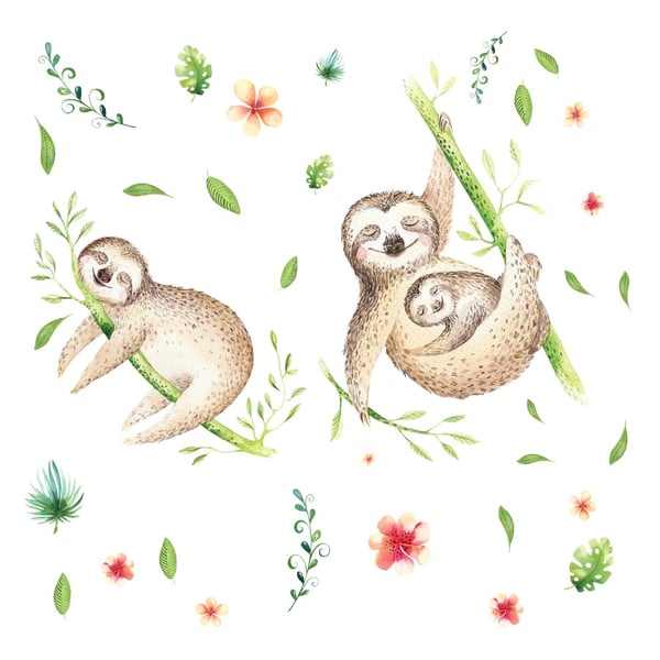 Sloth Wallstickers