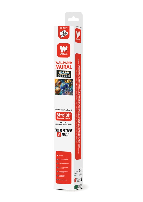 Solsystem tapet 243 x 305 cm