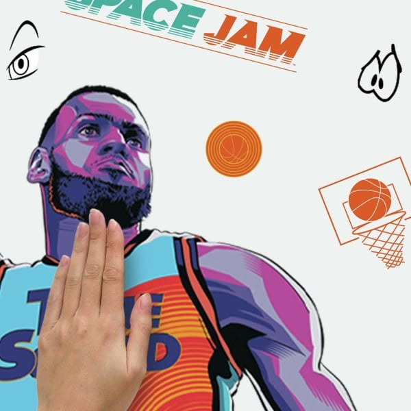 Space Jam Lebron Gigant Wallstickers