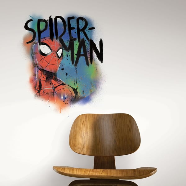 Spiderman Klassisk Graffiti Wallstickers