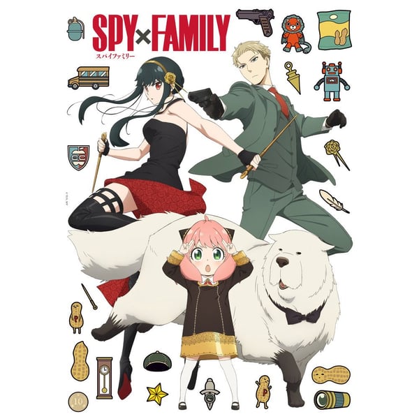 Spy x Family seinätarrat