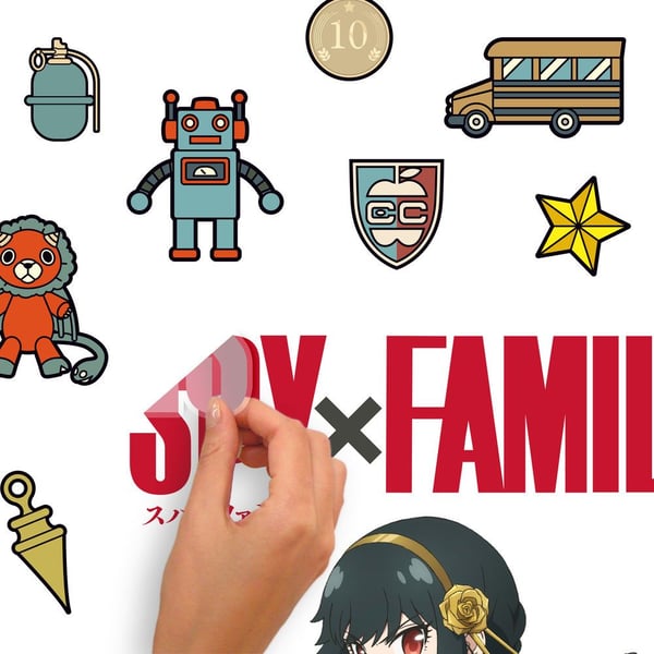 Spy x Family seinätarrat