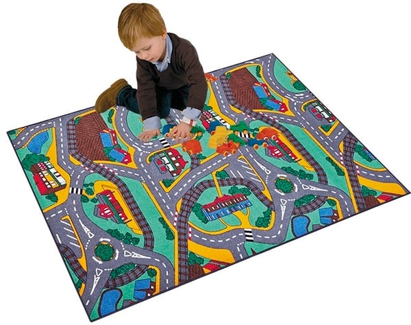 Leikkiautomatto - Kaupunki 95 x 133 cm