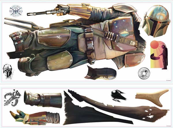Star Wars Mandalorian Gigant Wallstickers