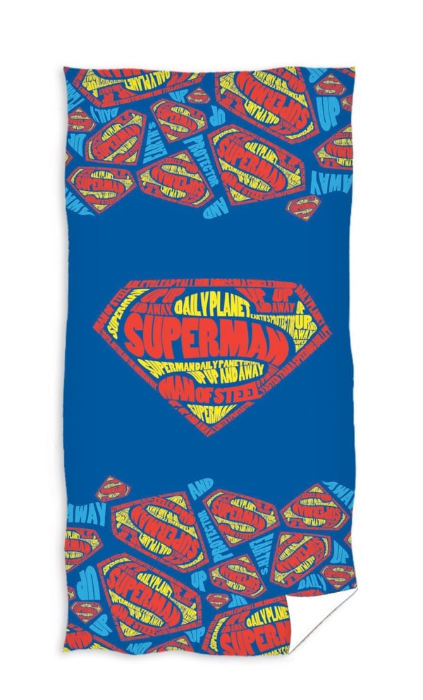 Superman Kylpypyyhe - 100 prosenttia puuvillaa