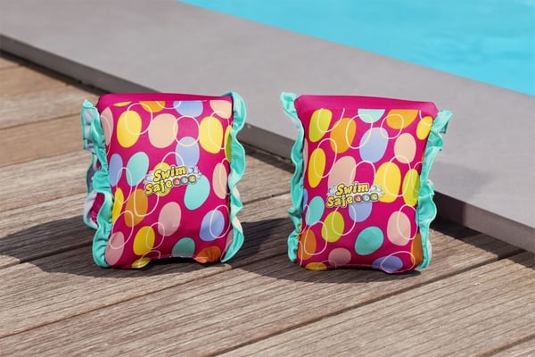 Swim Safe ABC kangas kellukkeet, vaaleanpunainen (11-19 kg)