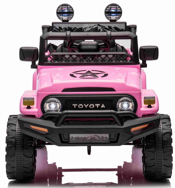 Toyota FJ Cruiser ELBil 12V m/Lithium, 2.4G Fjärrkontroll Pink