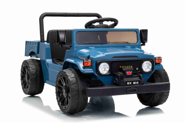 TOYOTA Land Cruiser FJ45 Electric Pick-up, sähköinen kippilava, Sininen