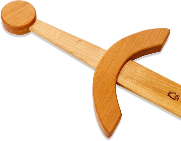 Träsvärd till barn 57 cm, Oljad björk
