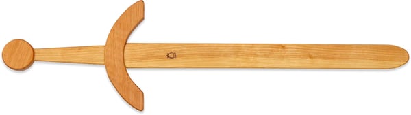 Träsvärd till barn 57 cm, Oljad björk