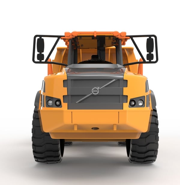 Volvo A60H kauko-ohjattava kippiauto 1:26 2.4G