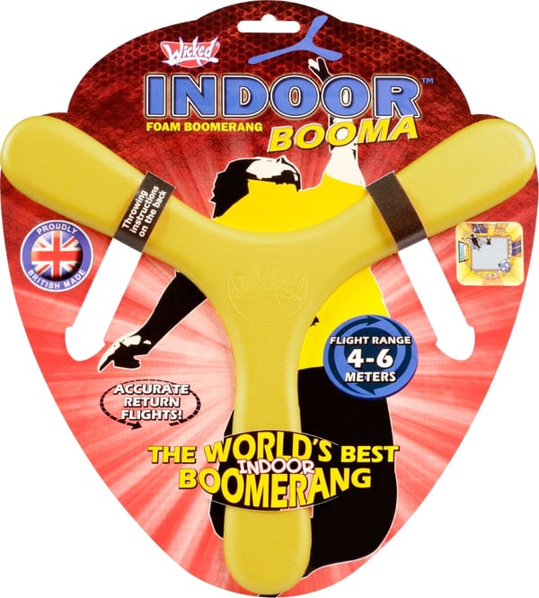 Wicked Booma Indoor Foam Indoor Boomerang