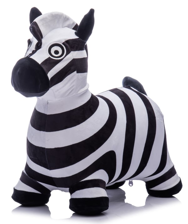 Zebra plysch studsdjur (från 18M)