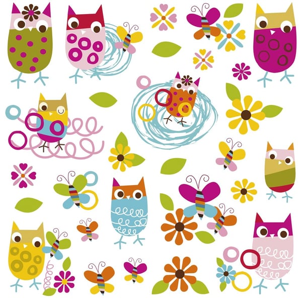 Zutano Uggla Wallstickers