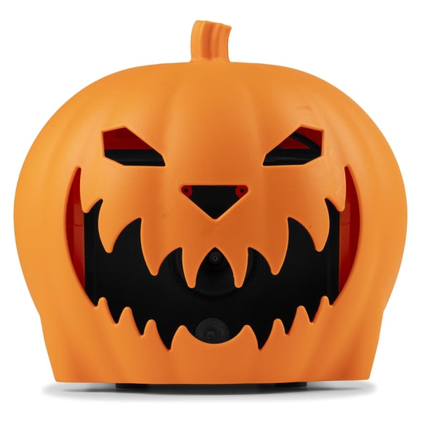 BeamZ Halloween dekoration med rökmaskin festset - Med klickbar pumpa - UV LED bar, stroboskop och ljuseffekter
